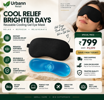 Reusable Cooling Gel Eye Mask