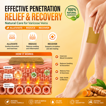 Turmeric Varicose Vein Patch (10 Pcs)