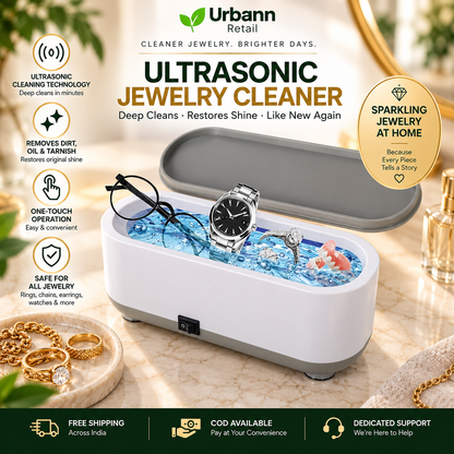 Portable Mini Ultrasonic Jewelry Cleaner