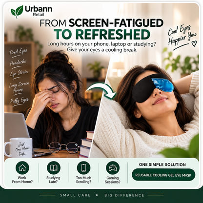Reusable Cooling Gel Eye Mask