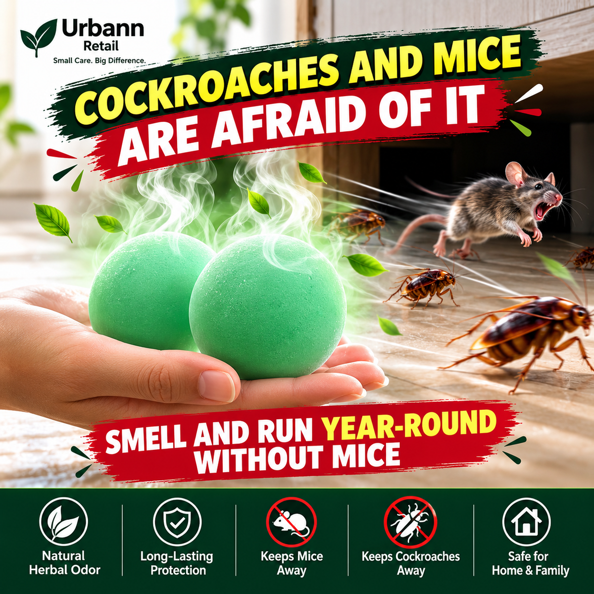 Rodent & Pest Repellent Tablets