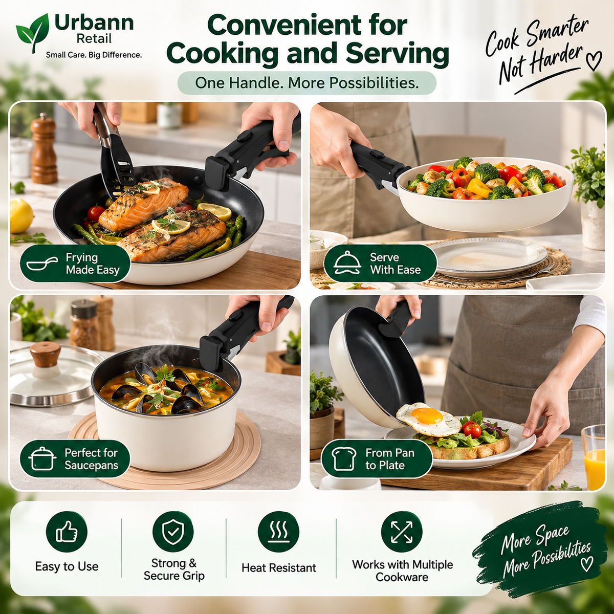 Detachable Pot Handle