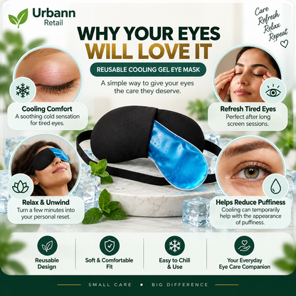 Reusable Cooling Gel Eye Mask