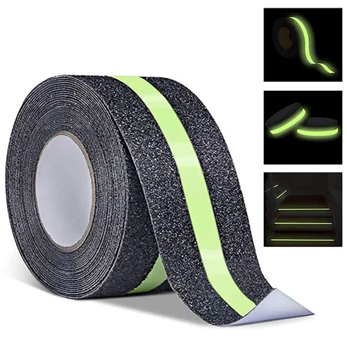 Green Stripe Anti Slip Grip Tape - 5 Mtr